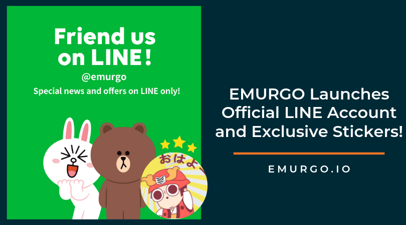 Official Cardano ADA Partner, EMURGO is Now on LINE Messaging App! With Exclusive EMURGO-branded Stickers