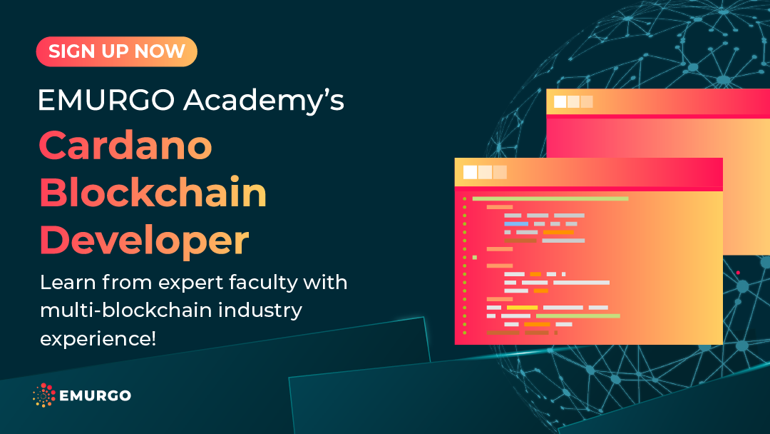 Sign Up For EMURGO Academy’s “Cardano Blockchain Developer” Program!