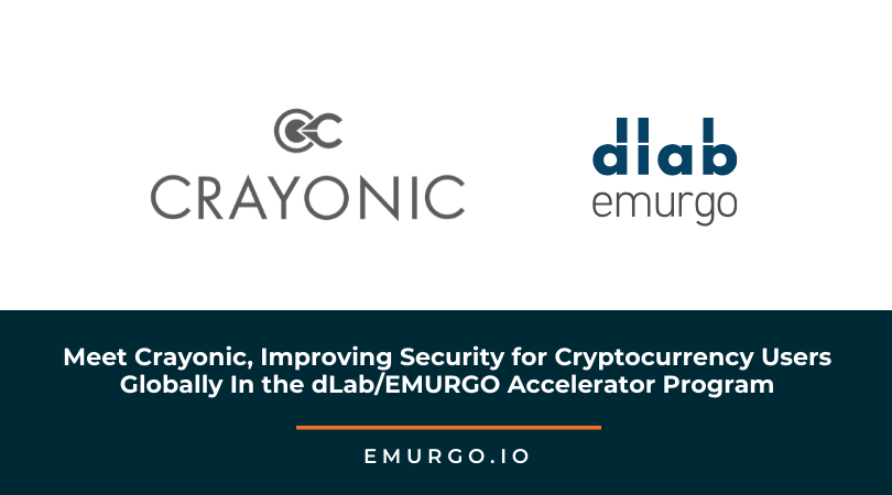 Meet Crayonic – Next Generation Authentication Security for Cryptocurrency Users In the dLab/EMURGO Accelerator Program