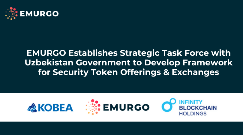 EMURGO Establishes Strategic Task Force with Uzbekistan Government to Develop Framework for Security Token Offerings & Exchanges